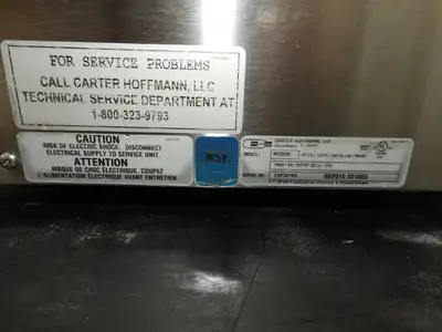 Used Carter Hoffmann MCHFS212 Hot Food Warming, Holding, & Transport Cabinets Illinois US | Falcon Restaurant Supply #1376470