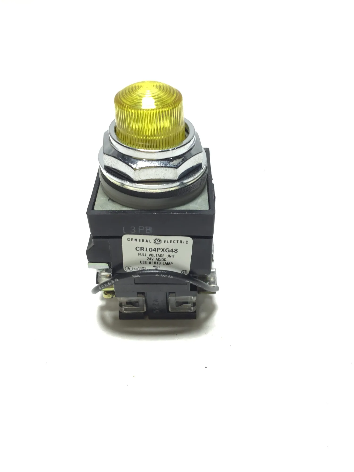 General Electric CR104PLT18E Pushbutton Light