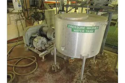 Industrial 100 Gal Pressure Washer Size S338 Pump, 50 HP, 300psi