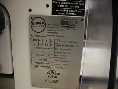 Used LOMA IQ4 Metal Detectors Illinois US | M&M Equipment Corp. #1367996