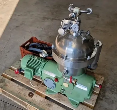 Westfalia SA 7-06-076 clarifier centrifuge, 316SS.