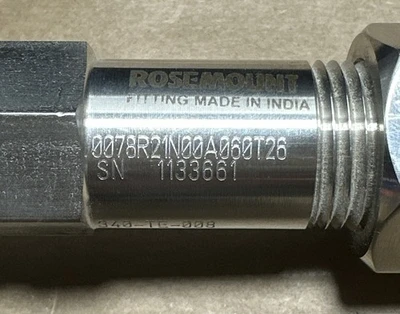 NEW Rosemount 0078R21N00A060T26