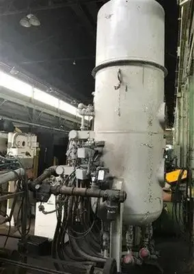 USED DELONG/INNOVATIVE SYSTEMS THRU-FEED DEBUR/BLAST SYSTEM