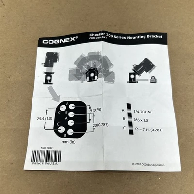 NEW Cognex CKR-200-BKT