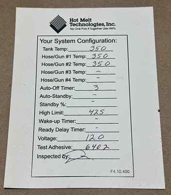 USED Hot Melt Technologies DF-224