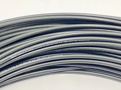USED PARKER FLEXIBLE POLYPROPYLENE PNEUMATIC TUBING 500FT