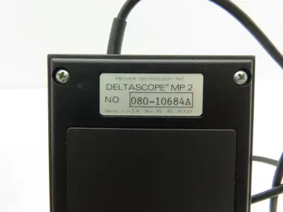 Fischer Deltascope MP2 Coating Thickness Digital Gage Metal Style V-Groove Probe