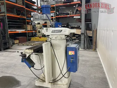 Bridgeport Series I Vertical Knee Mill, 9” x 48” Table, 2 HP