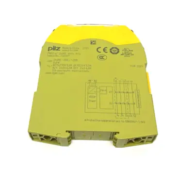 USED PILZ SIGMA CONTACT EXPANSION SAFETY RELAY PNOZ S7 24VDC 4 N/O 1 N/C