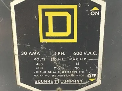 USED SQUARE D A86341
