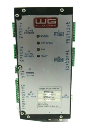 USED WOOD GROUP SIM-CNR04E SPEED INPUT MODULE SIMCNR04E