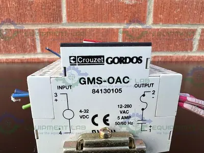 USED LOT OF 9 - CROUZET GORDOS GMS-OAC 84130105 SOLID STATE RELAY W/ GMS-ODC 84130104