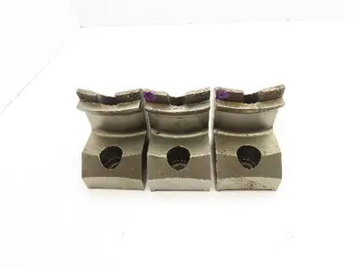 3-Jaw Lathe Chuck Jaws Set 2.75"W 3.5"L 4"H