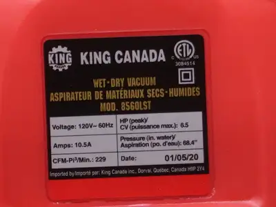 New | in-Stock KING CANADA 8560LST Parts (Hydraulics and Pneumatics) British Columbia CA | Lenmark #834869