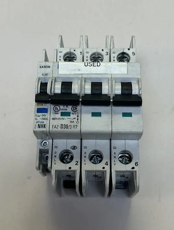 Used EATON FAZ-D30/3-RT Miscellaneous Equipment (Electrical & Power) | Surplus Asset Holdings #1197362