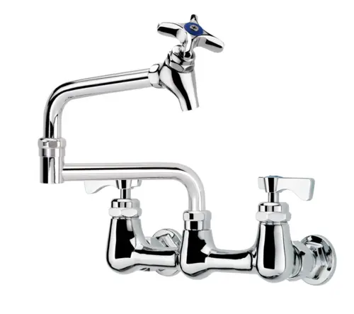 Krowne 16-251L Splash Mount Pot Filler Faucet w/ 12" Swing Nozzle