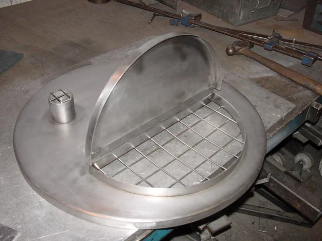 870mm dia stainless steel lid