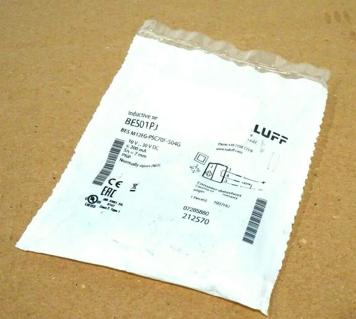 NEW BALLUFF BES M12EG-PSC70F-S04G INDUCTIVE SENSOR BES01PJ BESM12EGPSC70FS04G