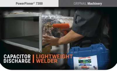 PowerPinner® 7310 Heavy Duty – Portable CD Hand Welder