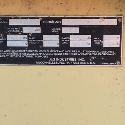 USED 2013 JLG 4069LE