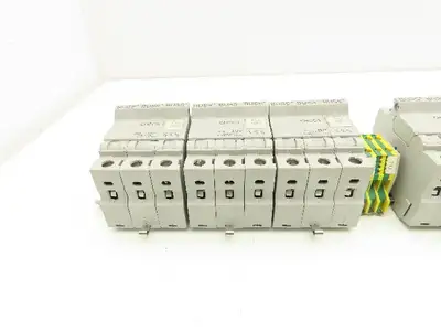 Bussmann CHCC3 Fuse Holder DIN Rail 3 Pole 30A 600V Lot of 12