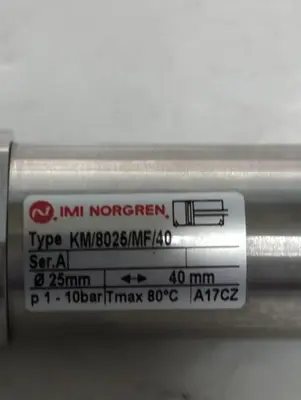Used NORGREN KM/8025/MF/40 Pneumatic Cylinders Ohio US | Surplus Asset Holdings #1403182