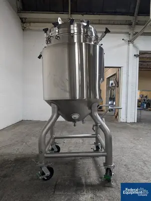 USED A&M Process 500 Liter A&B Process Receiver Tank, 316 S/S, 44/150#