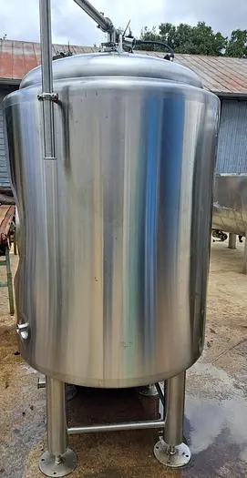 Tank, 200 Gallon, Stainless Steel, Insulated, Dish Top & Bottom, 36" X 48" #S745518