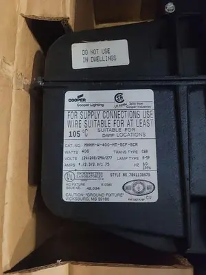 USED COOPER LIGHTING MHHM-W-400-MT-SCF-SCR
