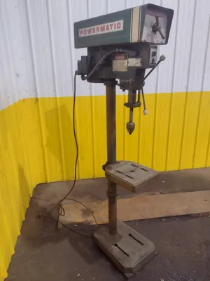 15" POWERMATIC MODEL #1150 SINGLE SPINDLE POWER DRILL PRESS: YOBRO #24294