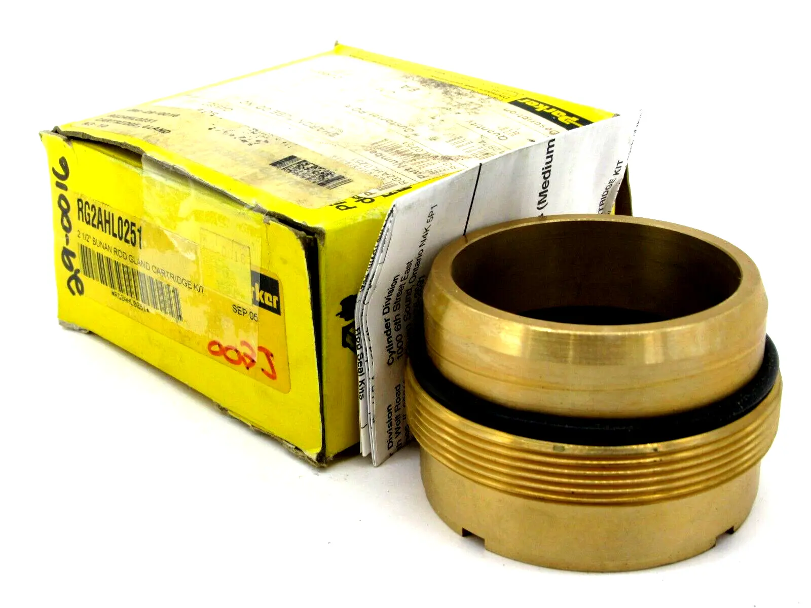 NEW PARKER RGAHL0251 2 1/2" BUNAN ROD GLAND CARTRIDGE