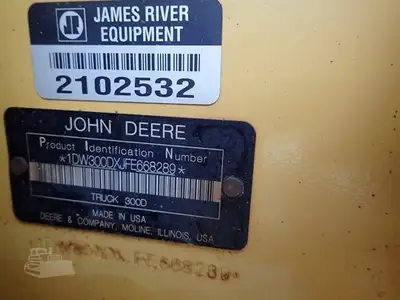 Used 2015 DEERE 300D II Articulated Dump Trucks South Carolina US | Palmetto Machinery #1436825