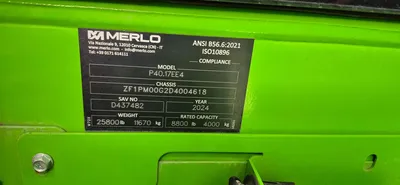 Used 2024 MERLO P40 TELEHANDLER Telehandlers Ontario CA | Platinum Group #1352834