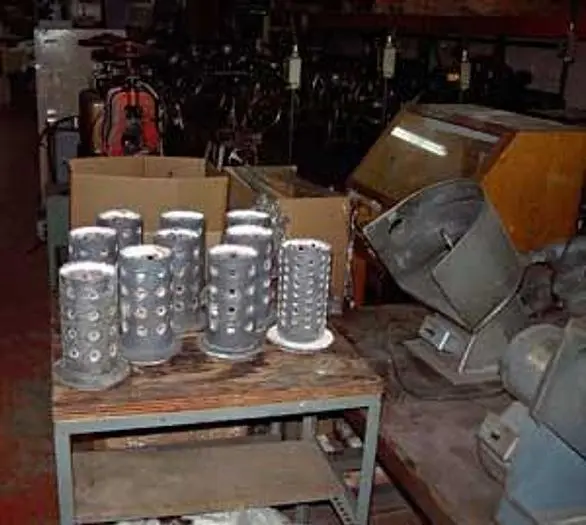 6039 4″ x 9″ Lost Wax Perforated Casting Flasks