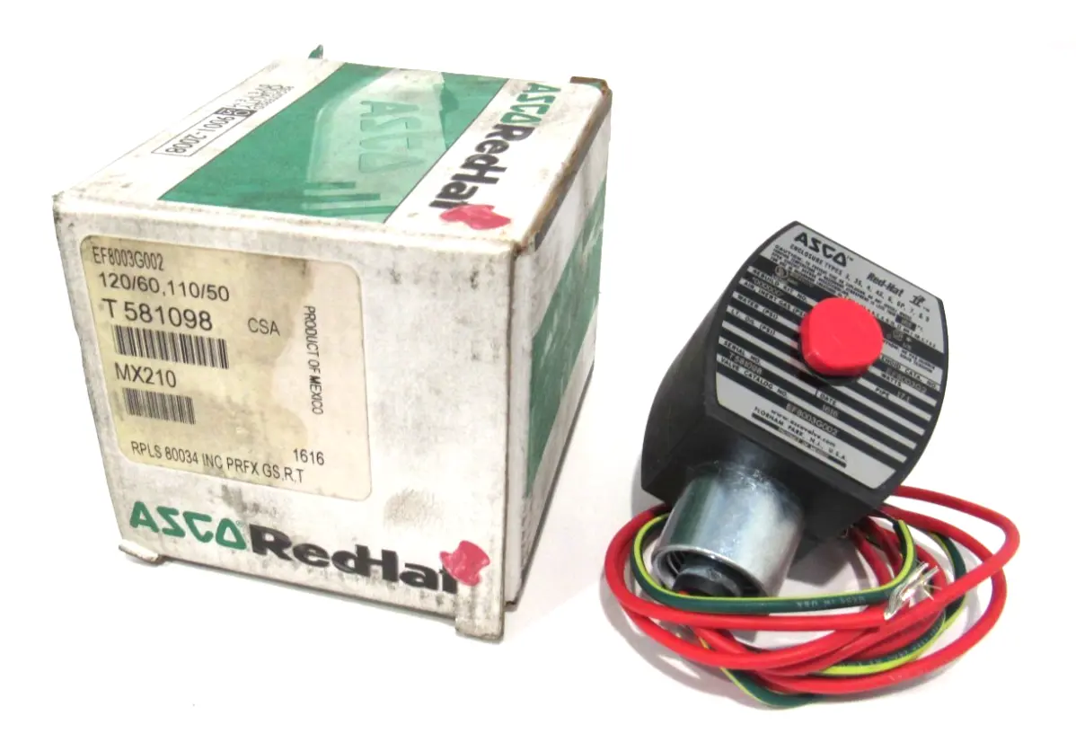 NEW ASCO EF8003G002 SOLENOID VALVE 120/60