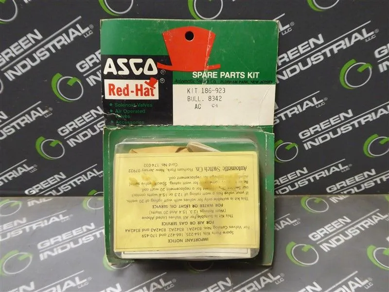 ASCO 186-923 Solenoid Valve Spare Parts Kit New
