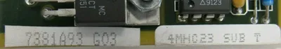 USED WESTINGHOUSE 7381A93G01 CIRCUIT BOARD PCPR 2-0 7381A93-G03