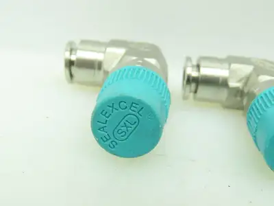 SealExcel Stainless Push In 90° Male Swivel Elbow 6mm Tube x 1/4" BSPT Lot of 10