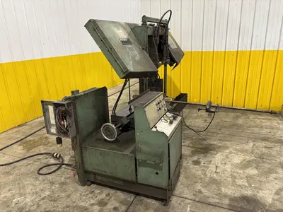 15" X 17" WF WELLS MODEL #F-15 TWIN POST HORIZONTAL BANDSAW: STOCK #23668