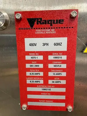 USED 2009 RAQUE TRAY SEALER 4970-1