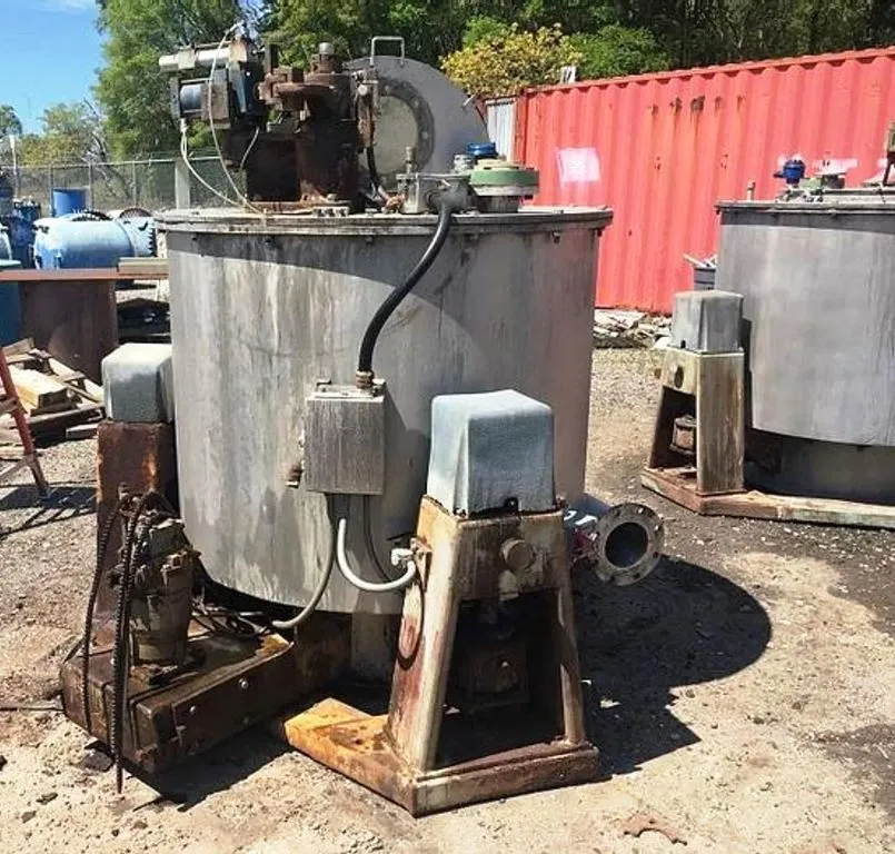 (2) Western States 48 x 30 perforate basket centrifuges, 316SS.