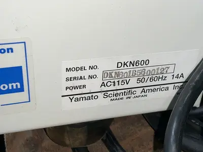 Used YAMATO DKN600 Heat Treating Units Ohio US | HGR 24 #1439641