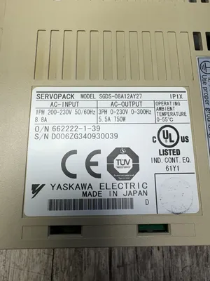 YASKAWA SGDS-08A12AY27 Electrical/PLC/Automation | ESS Industrial Equipment Sales (9)