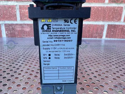 USED OMEGA CN9111A ELECTRONIC THERMOSTAT / TEMPERATURE CONTROLLER 115V