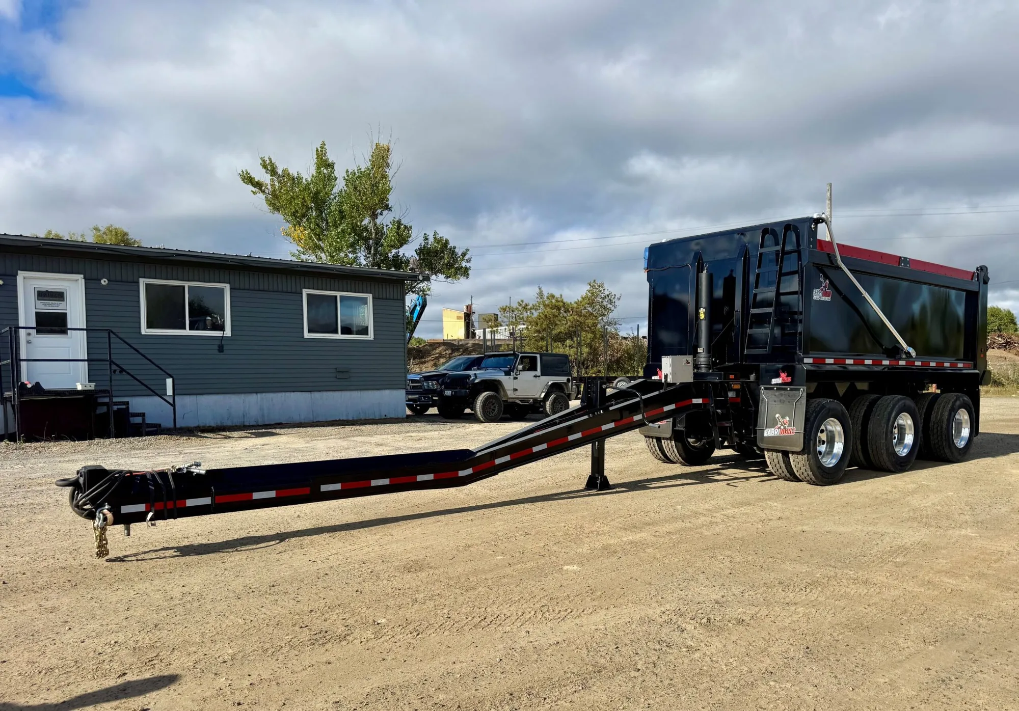 New | in-Stock 2027 FABRINORD 3 AXLE PUP Dump Trailers Ontario CA | Driven Equipment Solutions #1423136