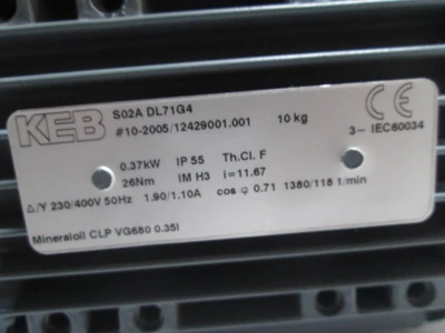 Used KEB _UNKNOWN_ Gearmotors Texas US | OCO Industrial #1600668