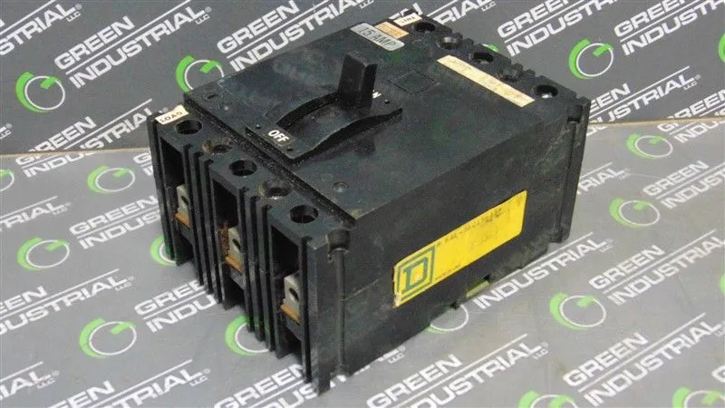 Square D FAL3601513M Circuit Breaker 15 Amps 600VAC Black Face Used
