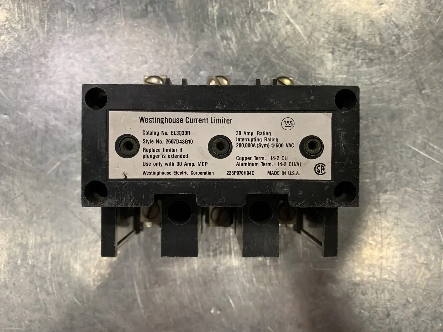 USED WESTINGHOUSE EL3030R