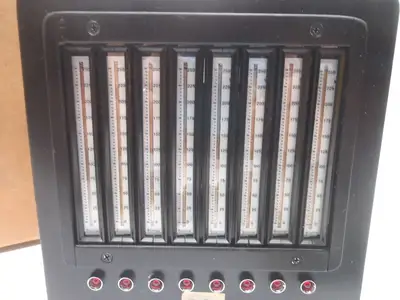 USED BOWMAR WESCHLER DIGITAL BARGRAPH ENCLOSURE PANEL METER 8-BARGRAPHS