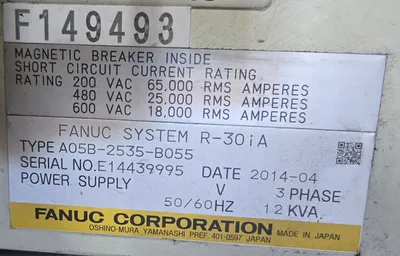 Used 2014 FANUC R-2000iB/210F + R-30iA Robots Michigan US | iGAM Industrial Marketplace #1284821